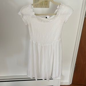 White Off the Shoulder Dress